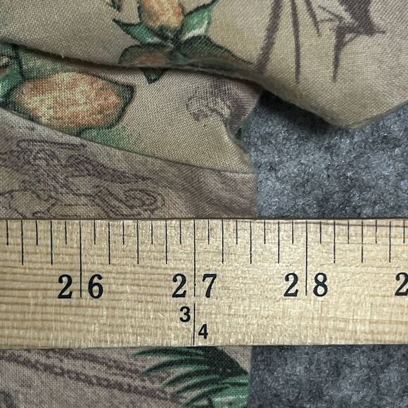 Kamp Camp Shirt Men's 2XL Cotton Beige Multi Hawaiian Tropical Button Up - Picture 6 of 17